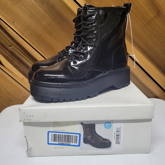 a new day Shoes New Womens A New Day Erin Wide Width Combat Boots